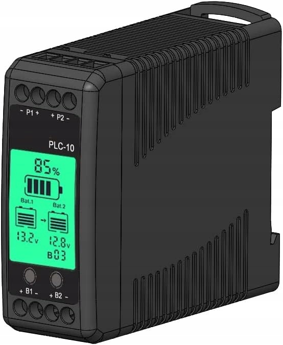 Vyvažovač napätia akumulátorov 12 V/24 V/48 V/60 V/72 V/96 V PLC-10