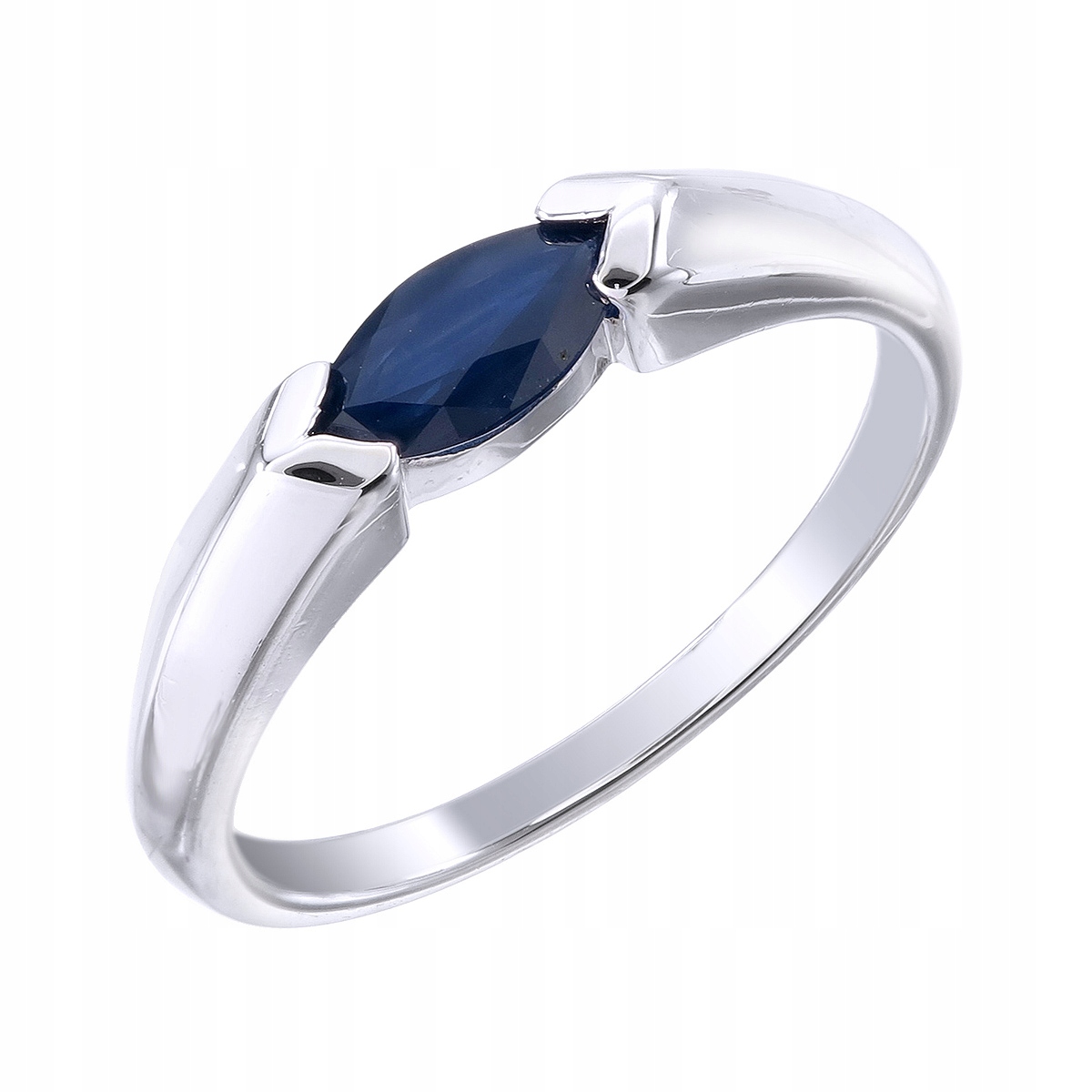 Prstýnek Ag925 Safír 3564-R-BS-WP vel.13