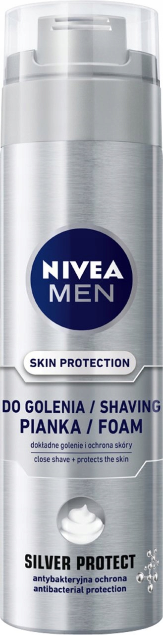 

Nivea Men Pianka Do Golenia 200ML Silver Protect