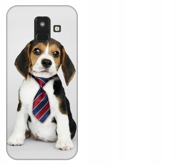 

Etui pokrowiec Samsung Galaxy A6 2018 Pies beagle