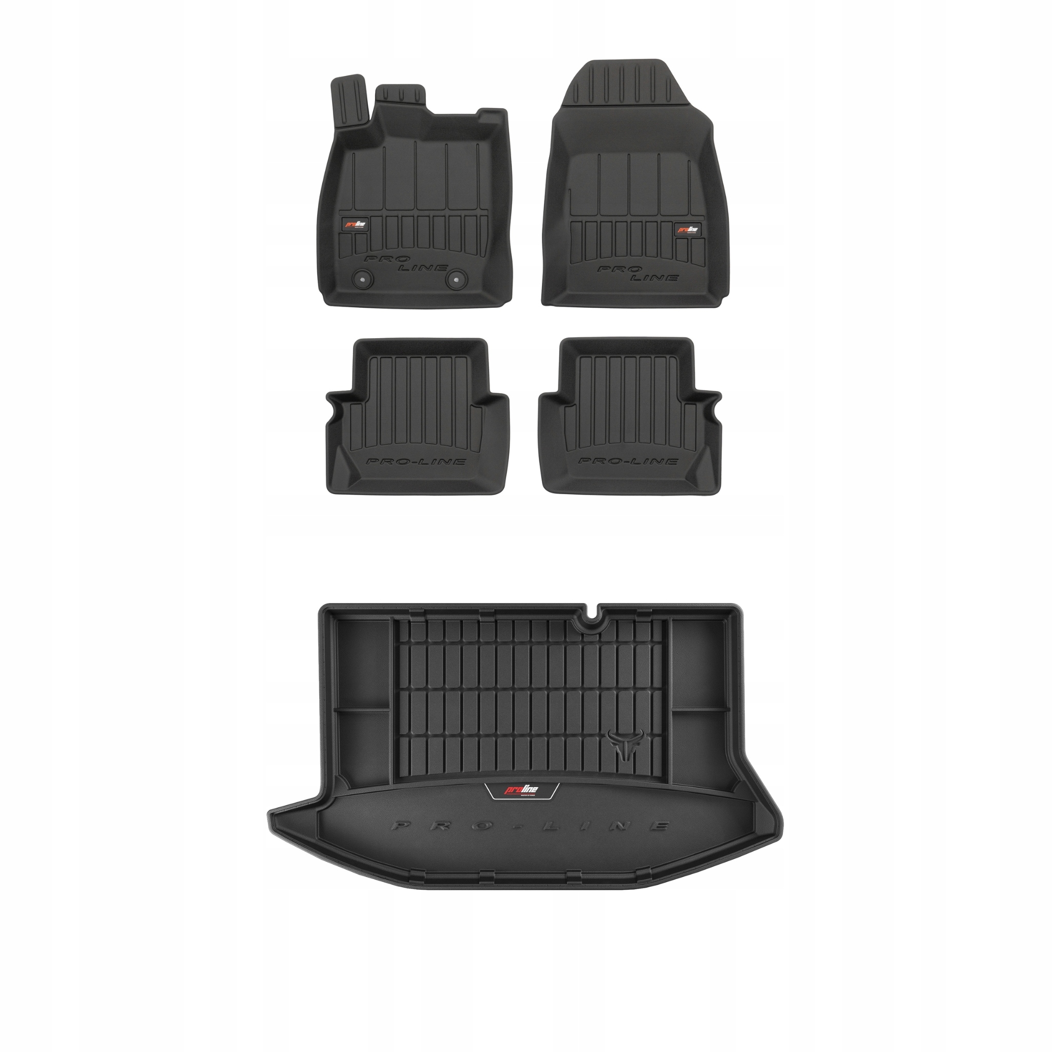 Frogum 3D Sada gumových koberců a rohože s logem pro Ford Fiesta VI 2008-2017