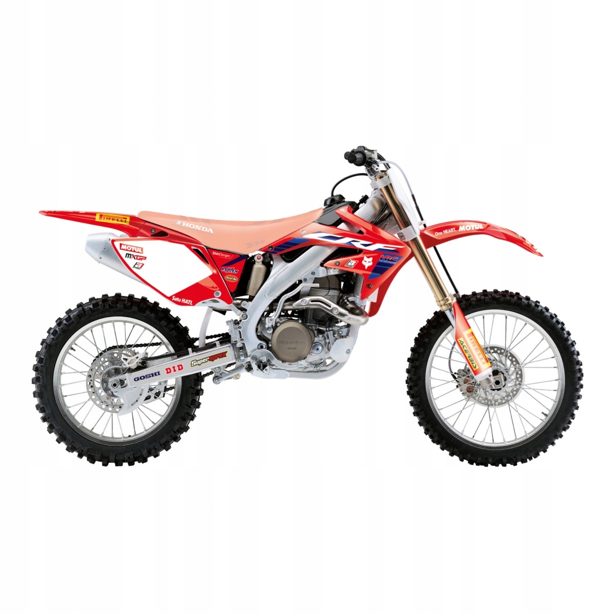Sada Nálepiek (oklein) Honda Crf 450 '05-'08 Replica Team Hrc 23