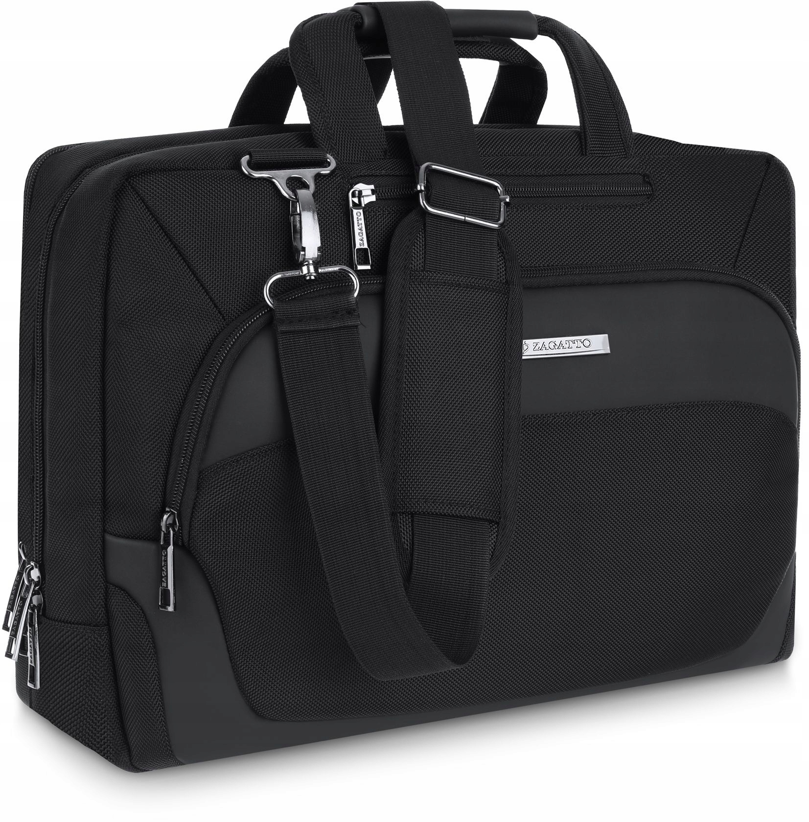 Torba na laptopa 15,6” biznesowa teczka na ramię męska damska Zagatto