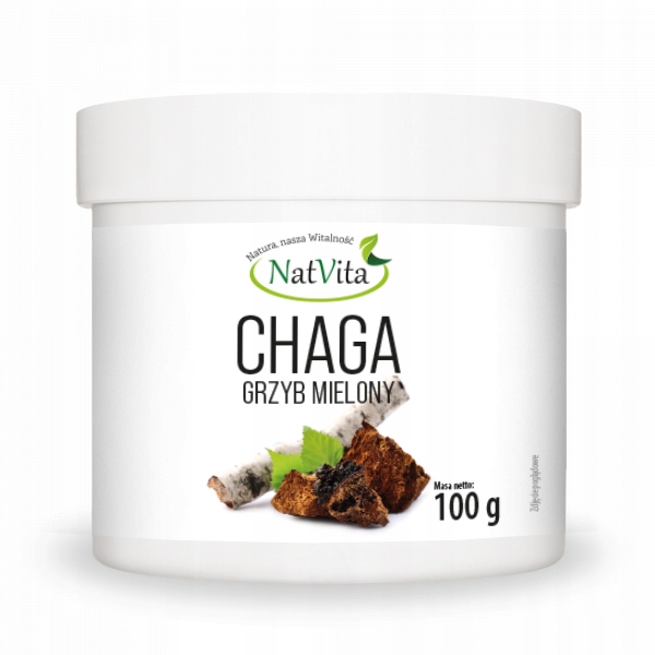 

Chaga grzyb mielony 100g NatVita