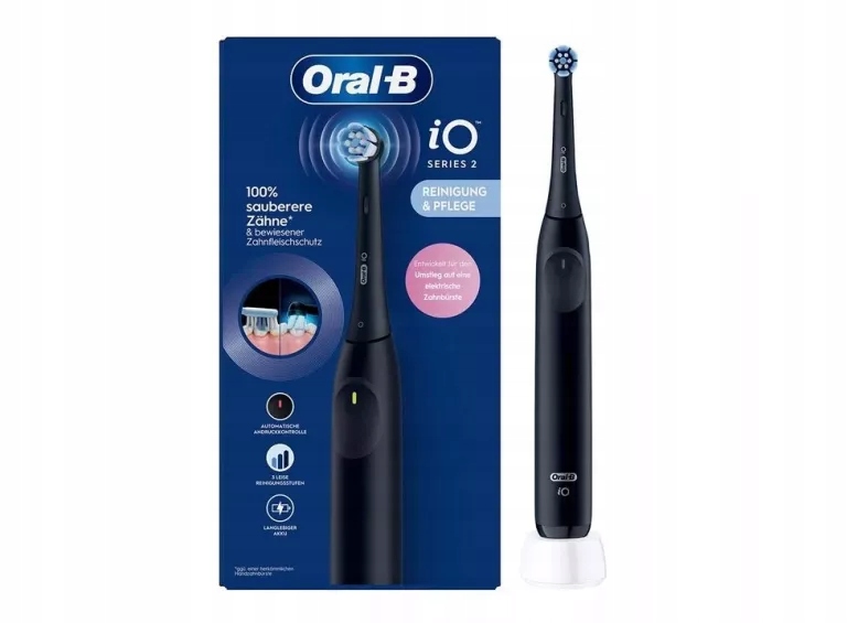 Oral-b Io 2 Czarna Szczoteczka Elektryczna