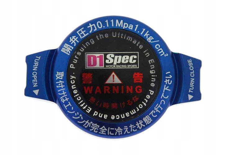 Plniaca zátka chladiča D1Spec 15mm 1.1 Bar modrá