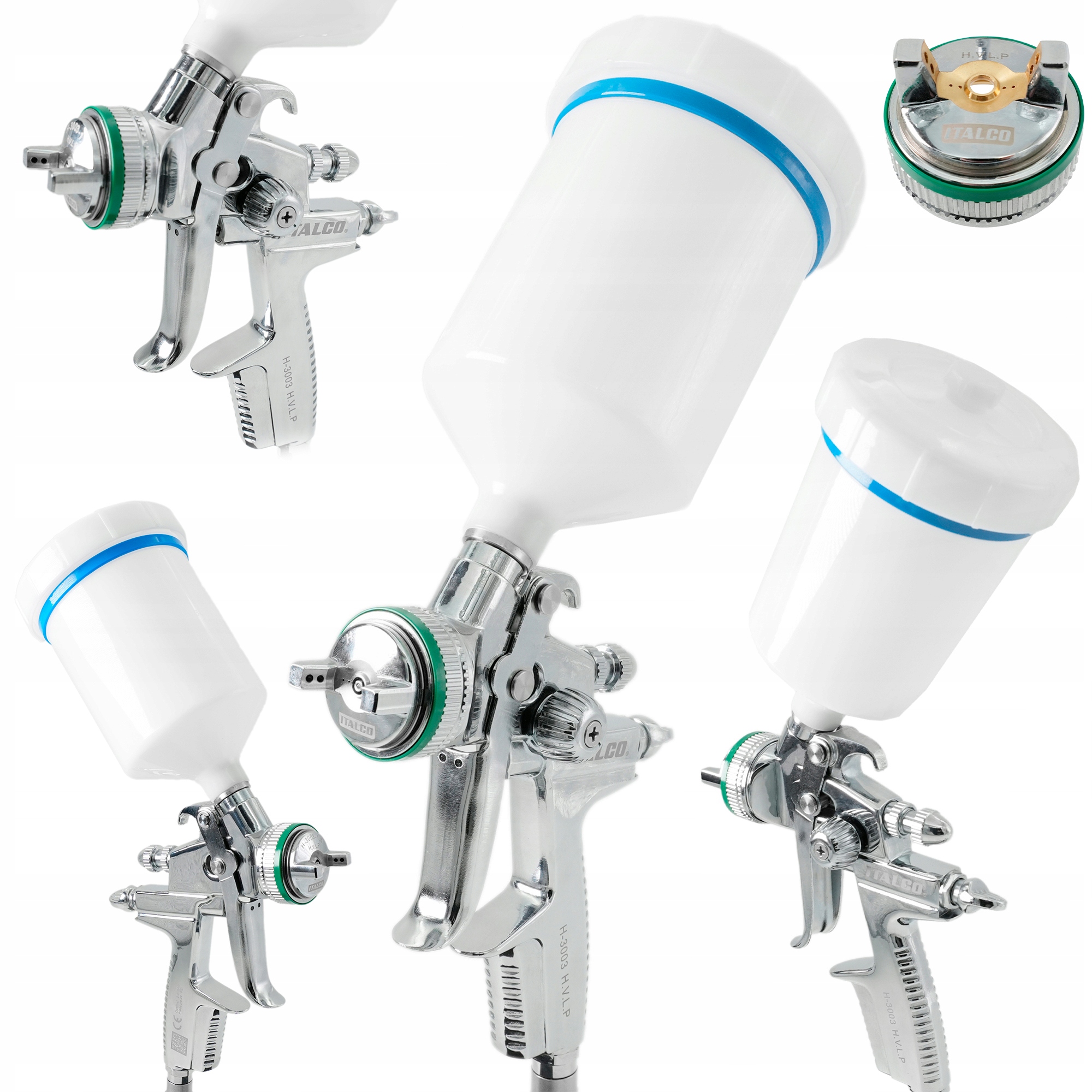 Lakovacia Pištoľ Na Maľovanie Maliarska Hvlp 1.8 mm Italco H-3003-1.8