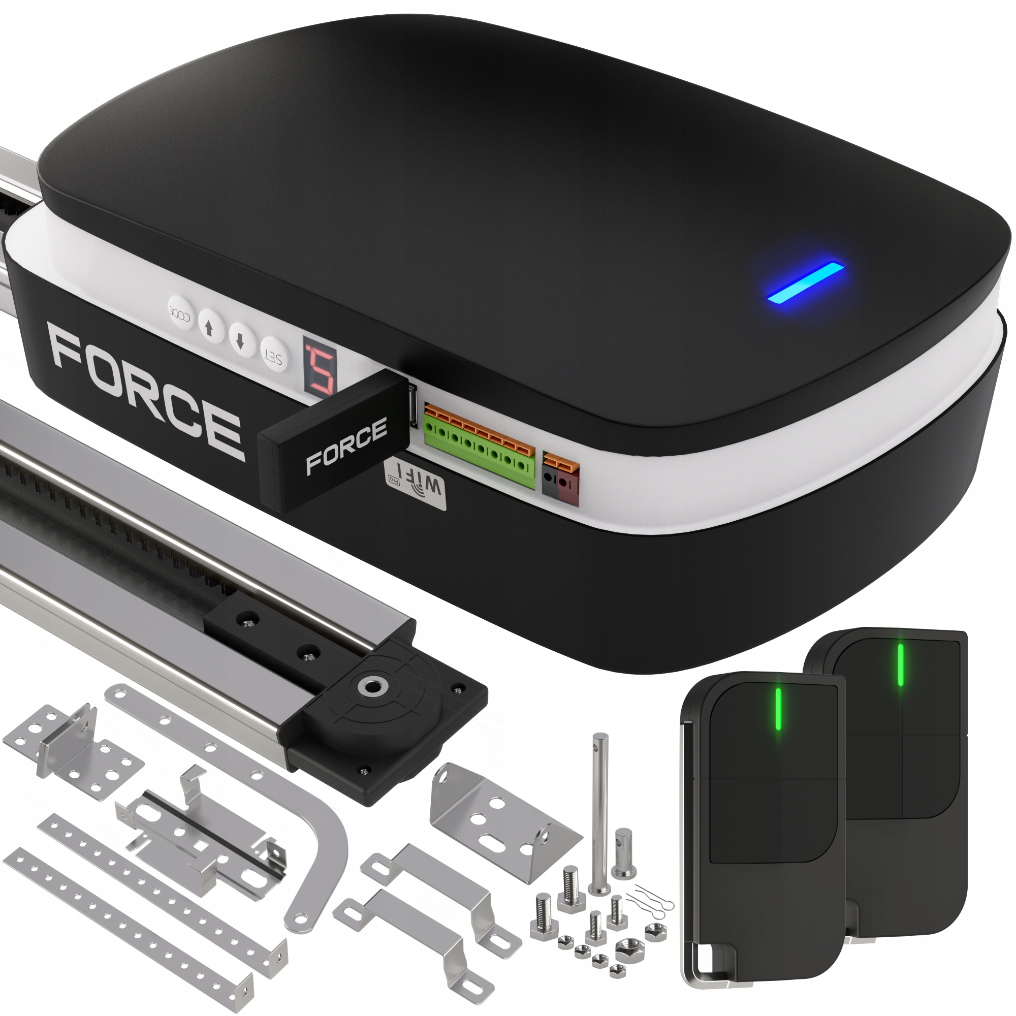 Pohon Pre Garážovú Bránu Force Best 1000 Ultra Do 15 m2 WiFI Aplikácia