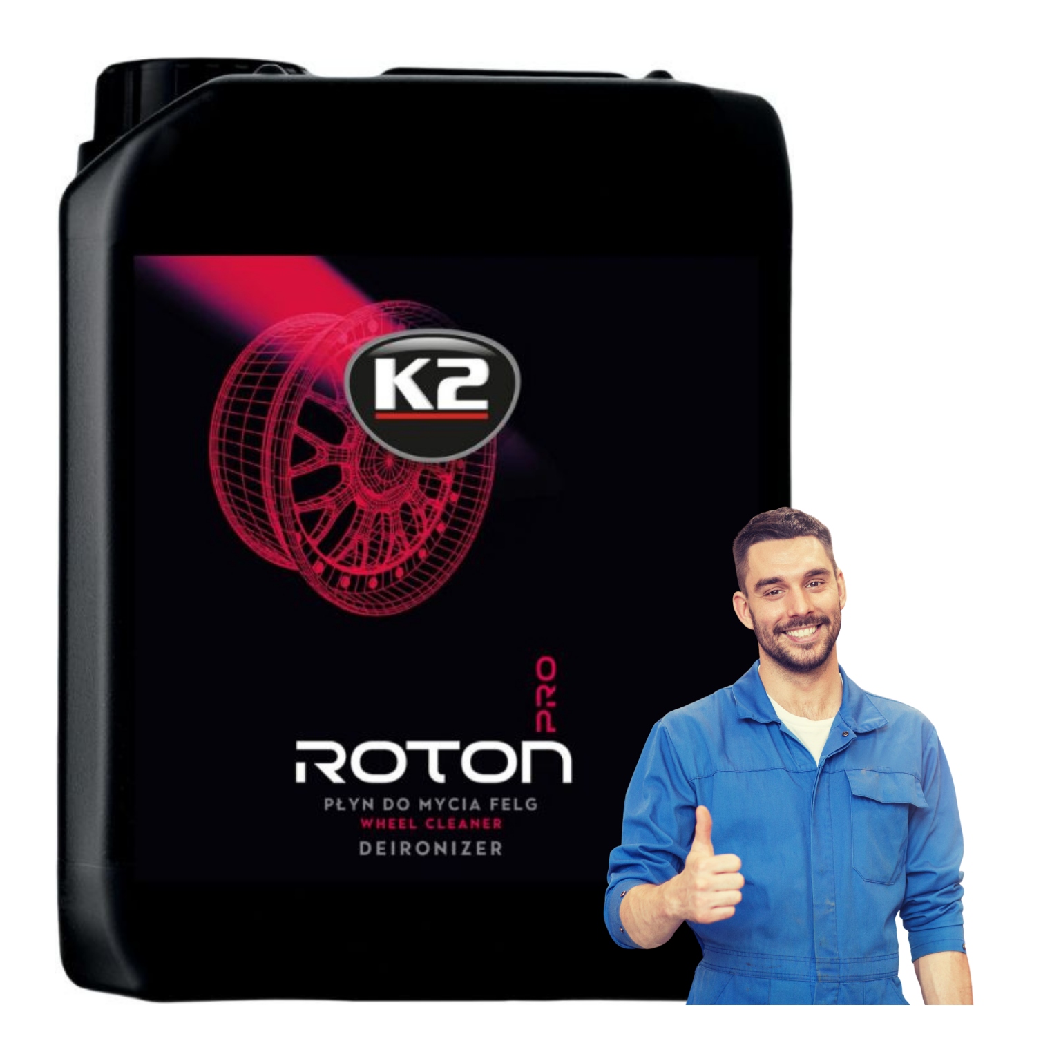 K2 Roton Pro 5L Tekutý gél na umývanie diskov a krytov Krvavý disk D1005