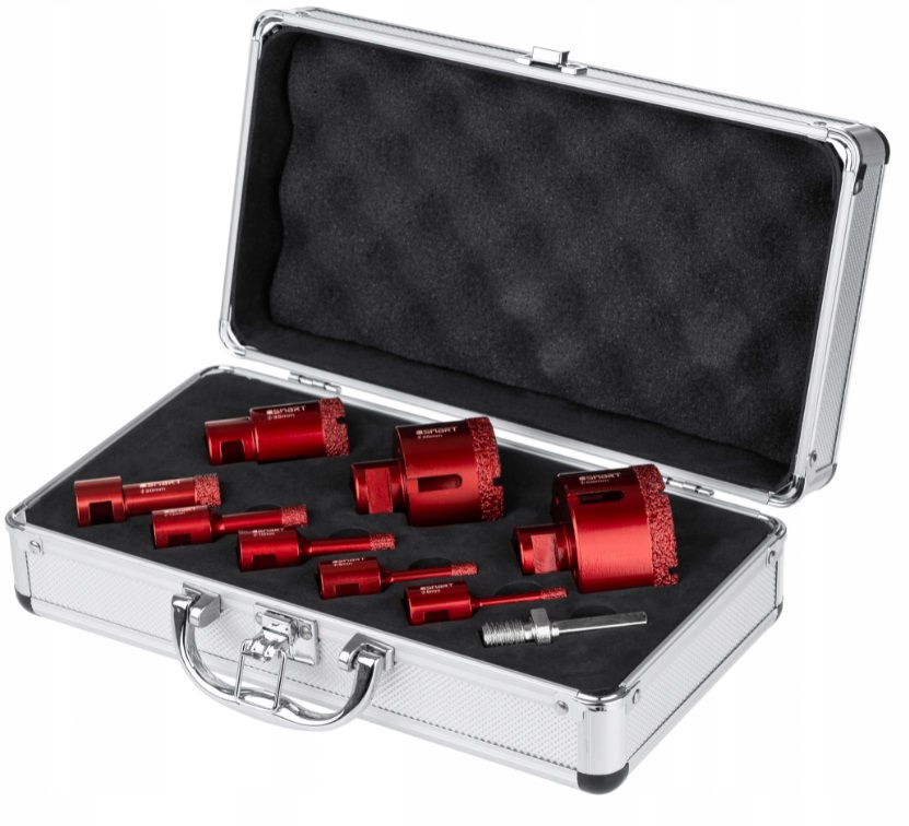 ZESTAW OTWORNICA WIERTŁO DIAMENTOWE DO GRESU 6-68 Marka Smart365