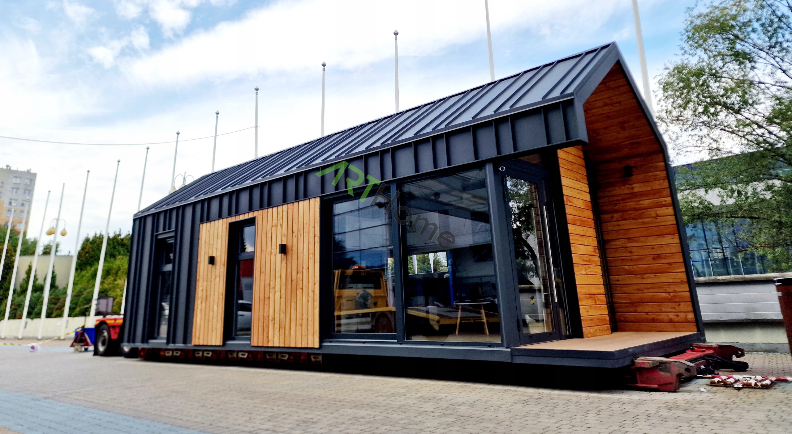 Nowoczesna Stodoła, Dom Modułowy 35m2 | ARTHome