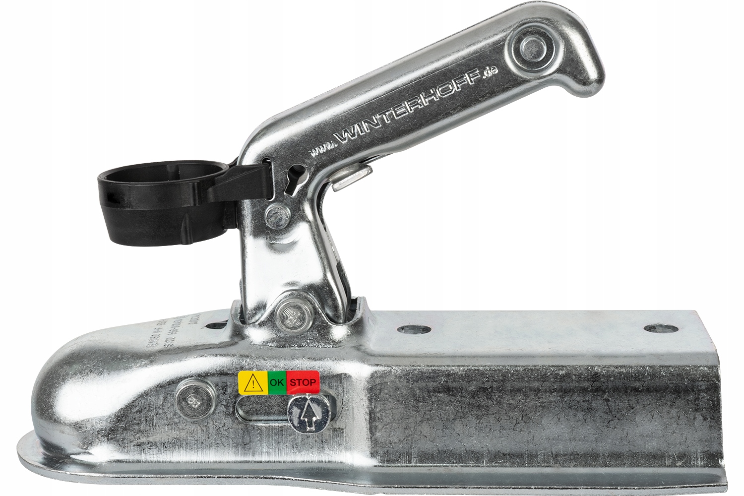 Zaczep kulowy do przyczepy WINTERHOFF 1500kg dyszel kwadratowy 60mm