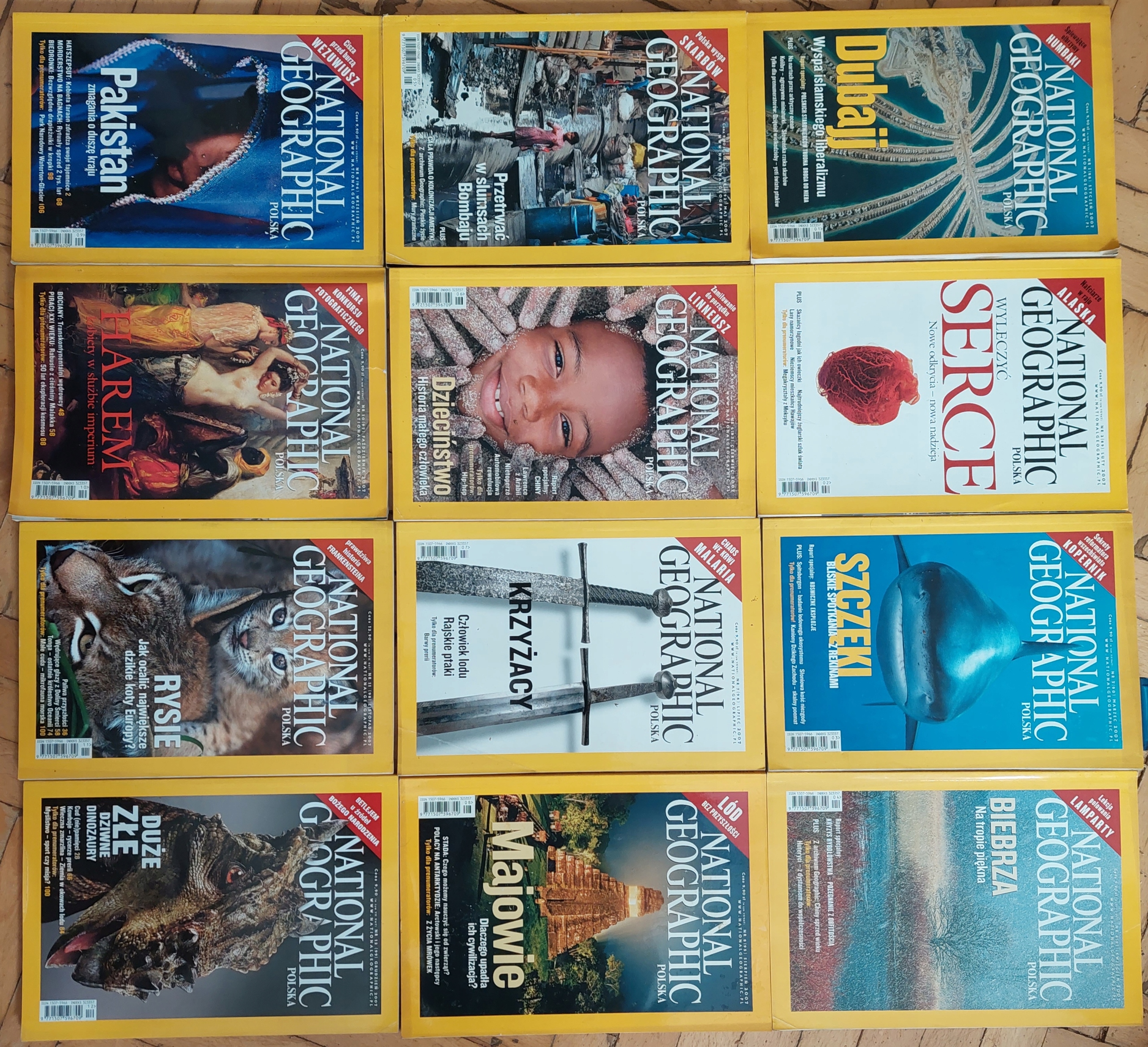 NATIONAL GEOGRAFIC POLSKA ROCZNIK 2007