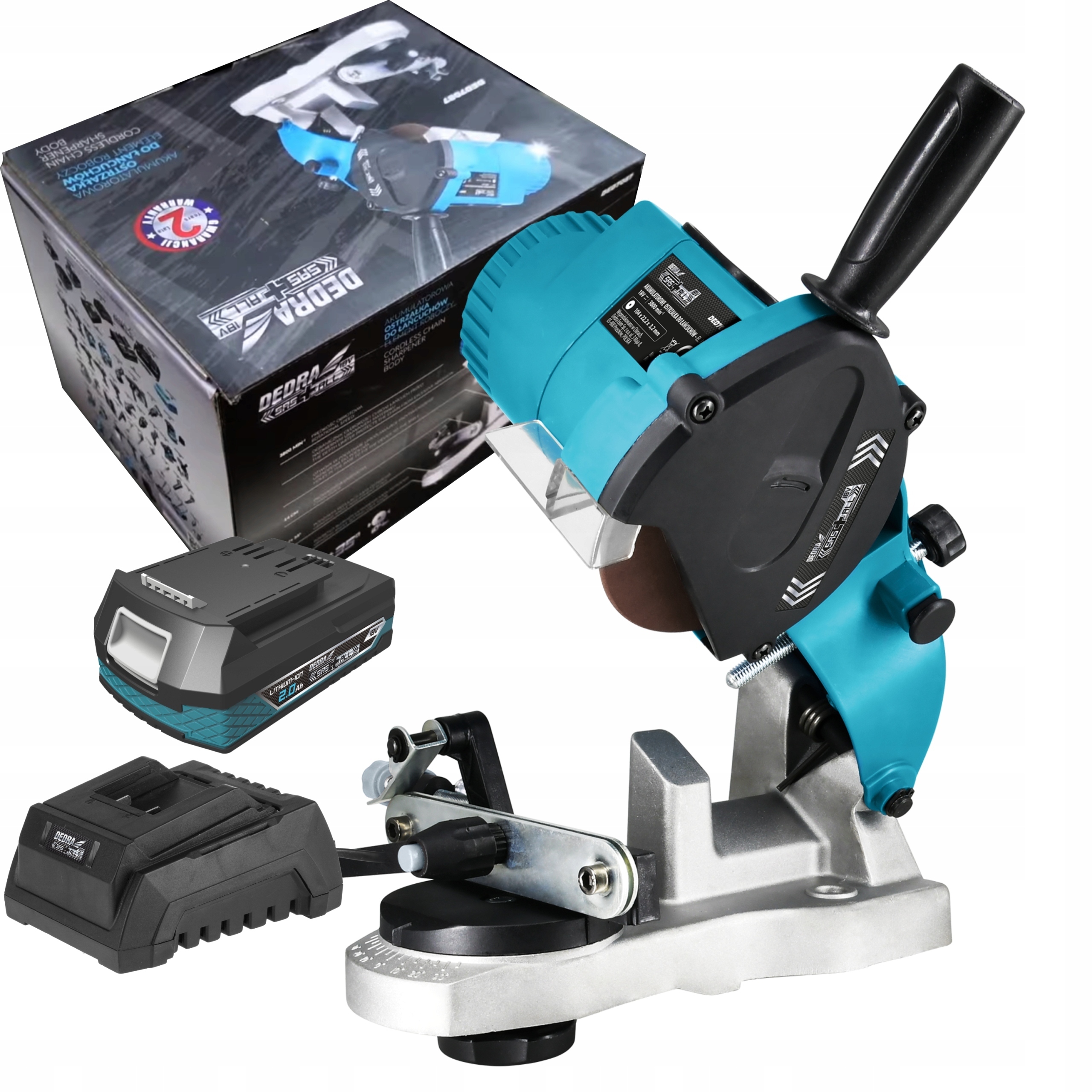 DEDRA OSTRZAŁKA DO ŁAŃCUCHÓW AKU 18V SAS+ALL +2Ah