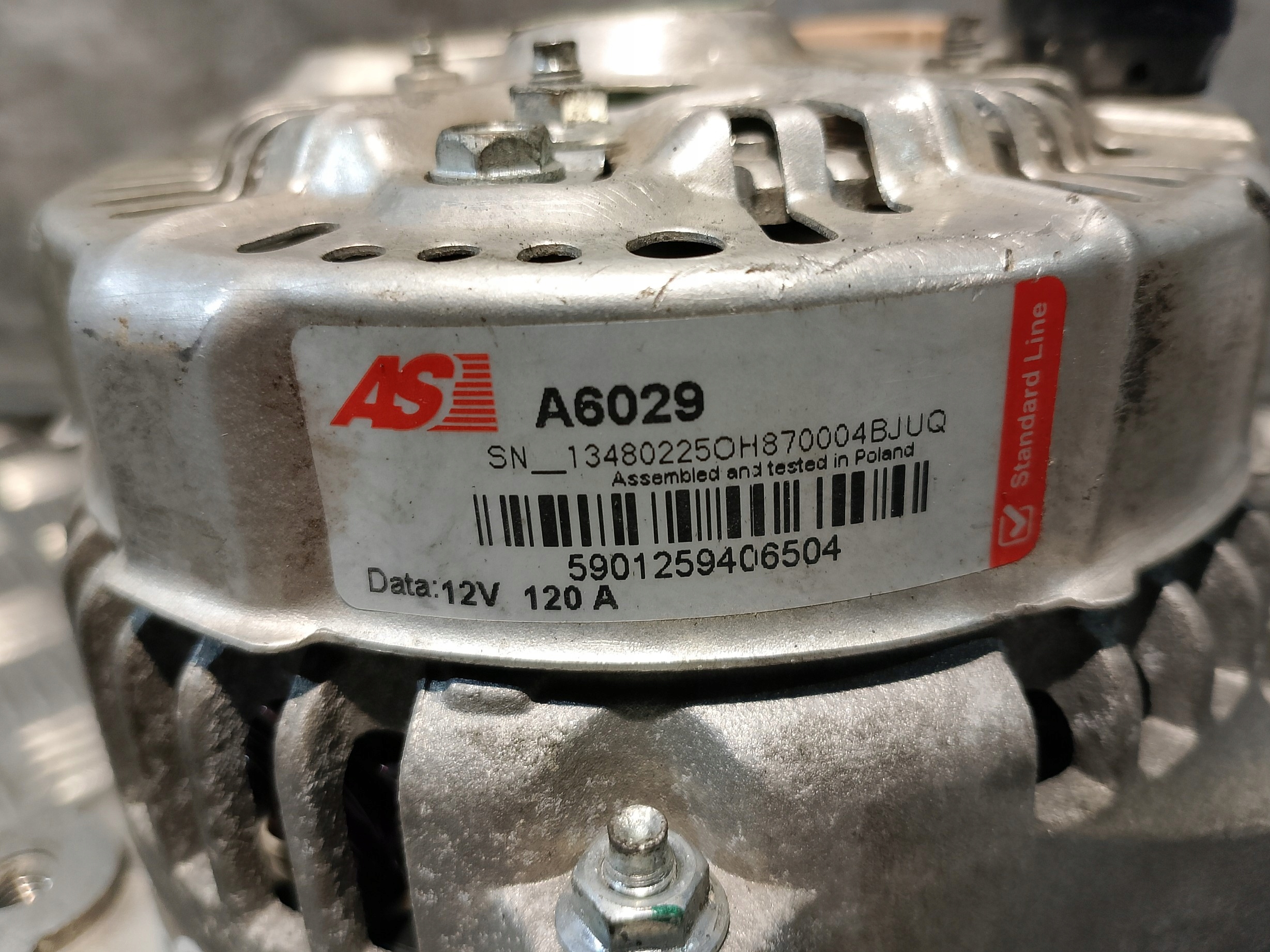 starter of the engine JAGUAR X - TYPE 2.5 B AS A6029 120 A