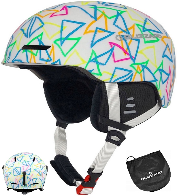 Lyžařská přilba Blizzard Flash Junior ski helmet S 52-56 cm bílá