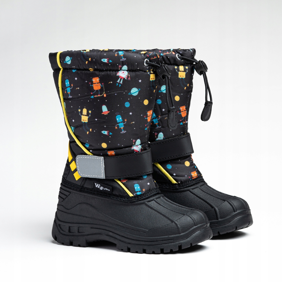 Śniegowce wełna OCIEPLANE wygodne lekkie łatwe zapięcie na RZEP Wojtyłko Długość wkładki wew. 19 cm