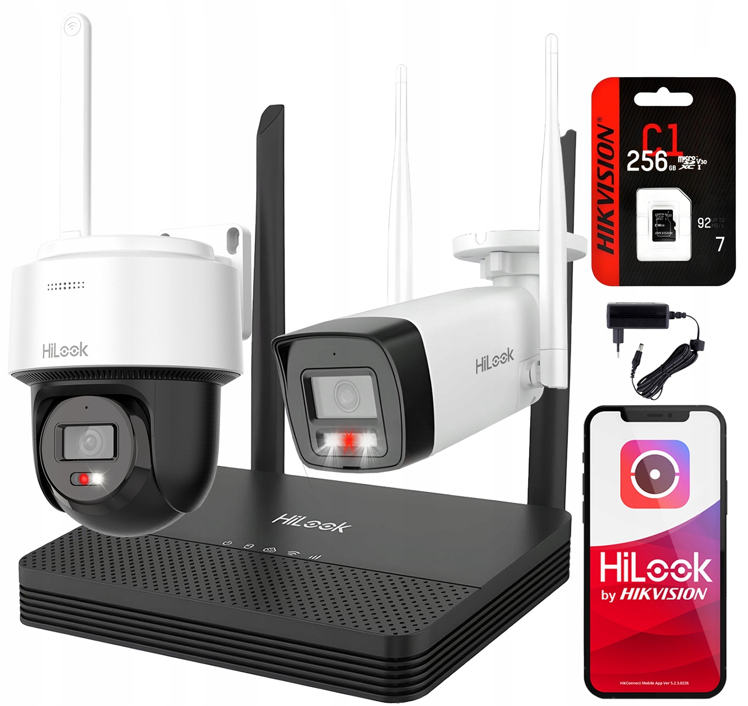 Sada pro monitorování WiFi 4MPx EasyLink WIFIKIT-BP4-4CH karta 256GB