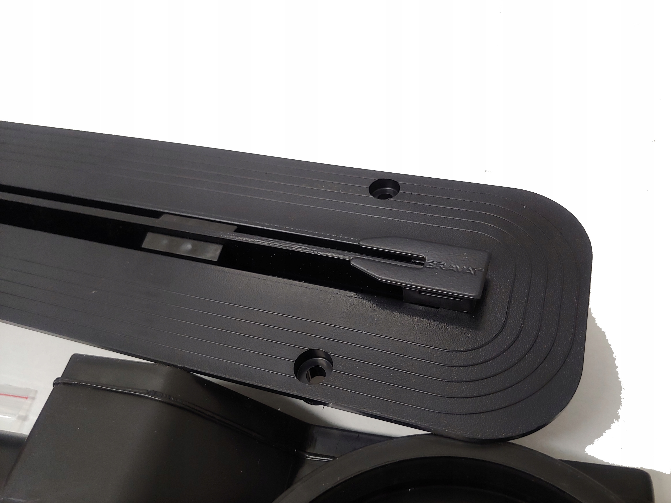 Bravat Odwodnienie Seamless Black Slim Steel 550mm Średnica odpływu 50 mm