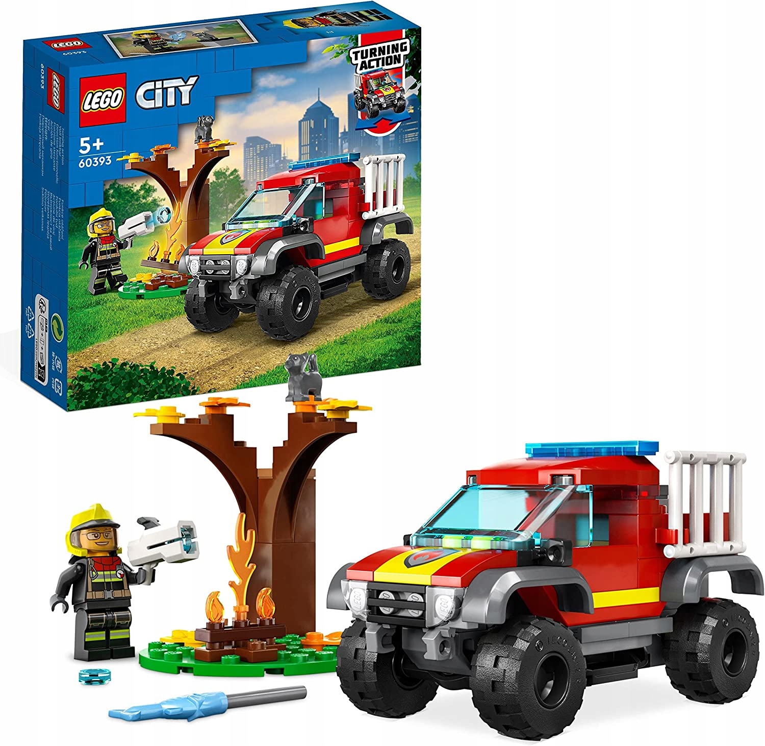 LEGO CITY 60393 SAMOCHÓD STRAŻACKI STRAŻ POŻARNA Numer produktu 332262