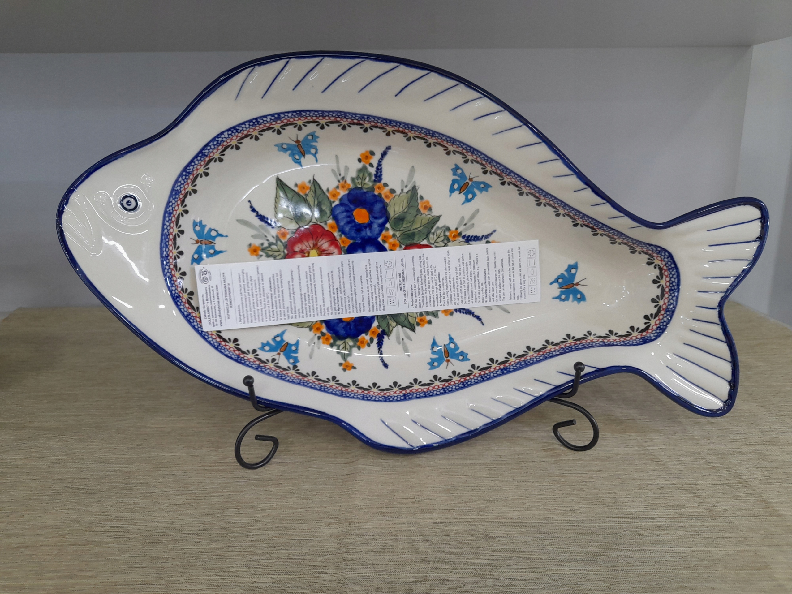 Bolesławiec Ryba Naczynie Do Zapiekania 1820 Dek 149 Gat 1