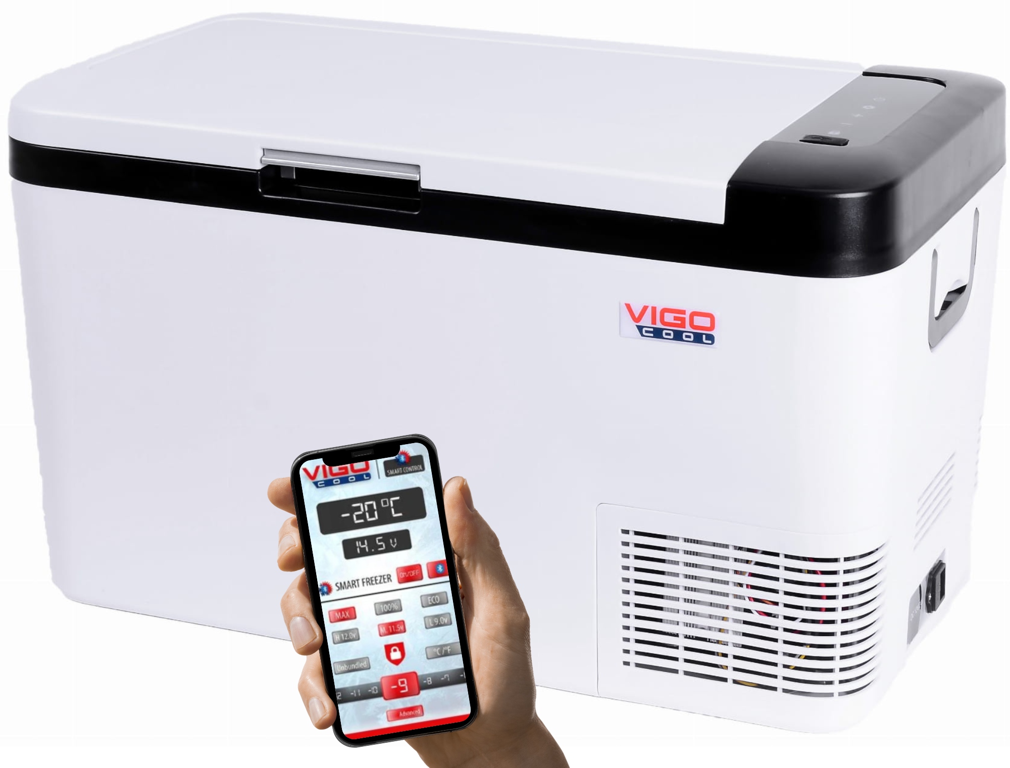 LODÓWKA KOMPRESOROWA 12/24/230V VIGO COOL 25L, SPRĘŻARKOWA, TURYSTYCZNA