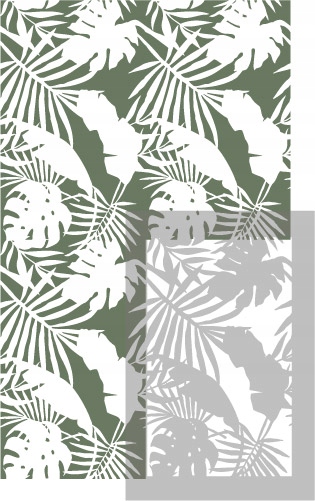 SZABLON MALARSKI WIELOKROTNY LIŚCIE TROPIKALNE Długość 100 cm