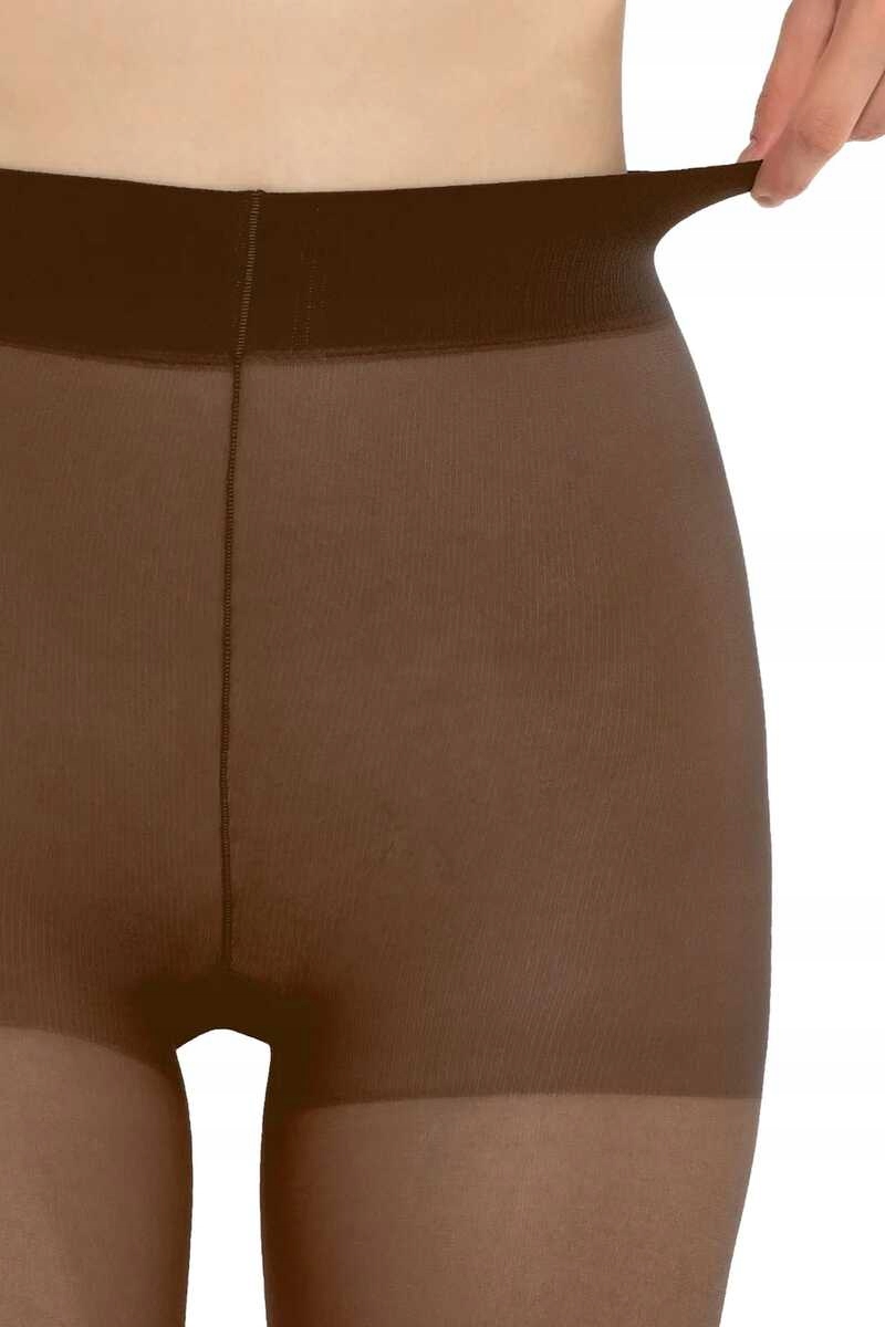 GATTA Rajstopy gładkie komfortowe Comfort style 20 den moka plus 5 Rozmiar 5