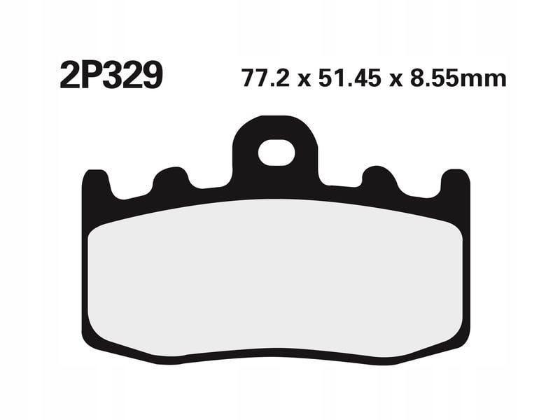 Brzdové doštičky Nissin Street/Off-Road Sintered Metal 2P-329ST 2P-329ST