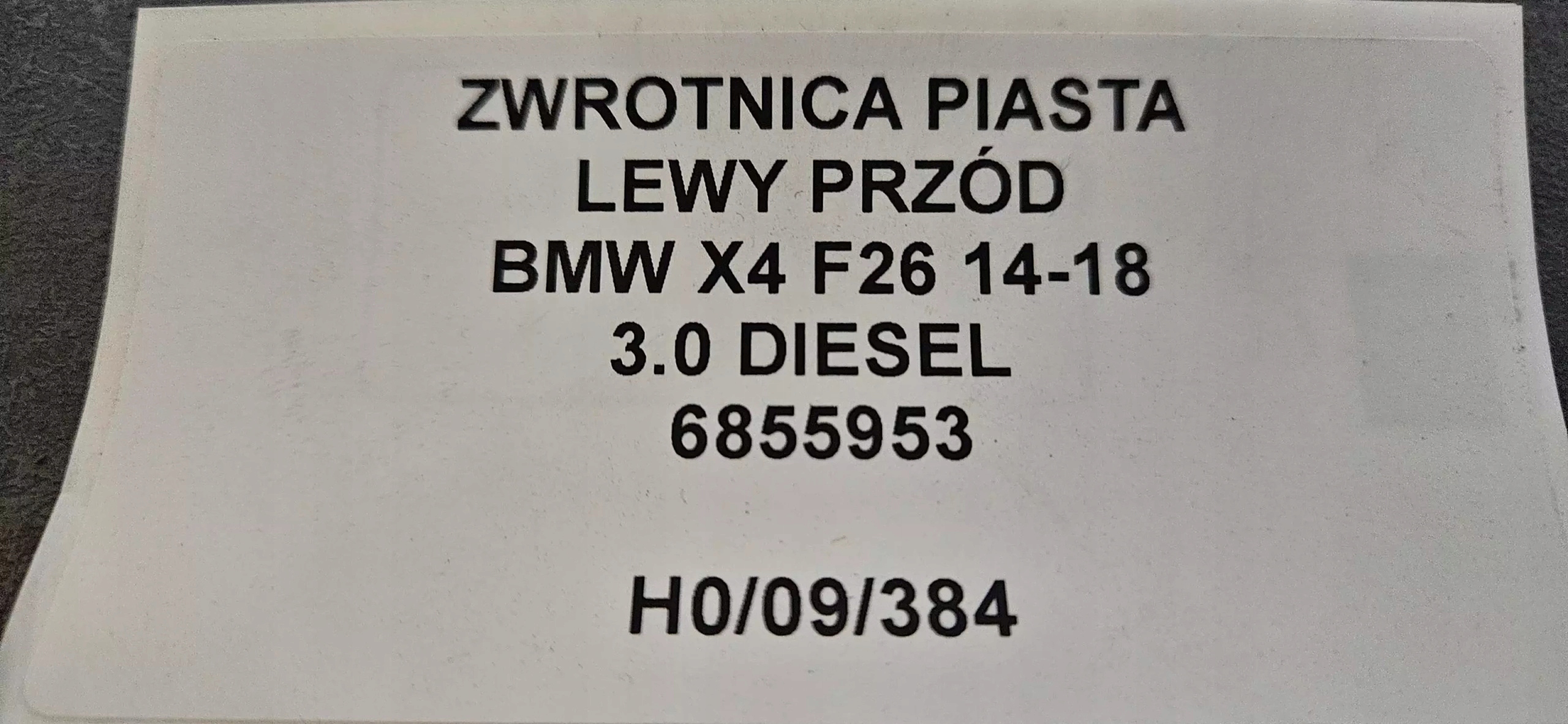 otoč čepu levý předek BMW X4 F26 14-18 3.0D
