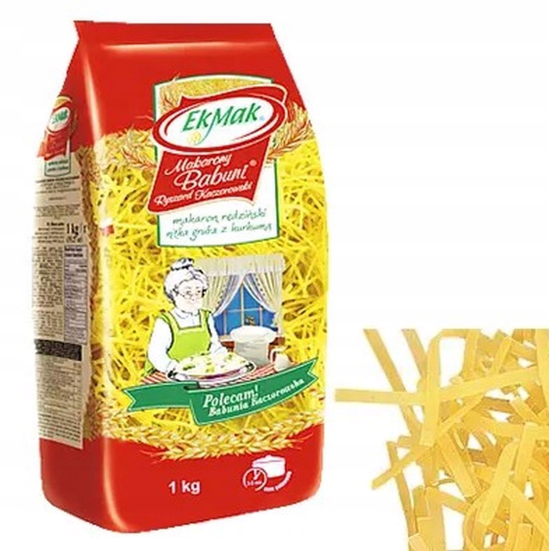 Levně 7X Eko Mak Makarony Babuni hrubá nit 1kg
