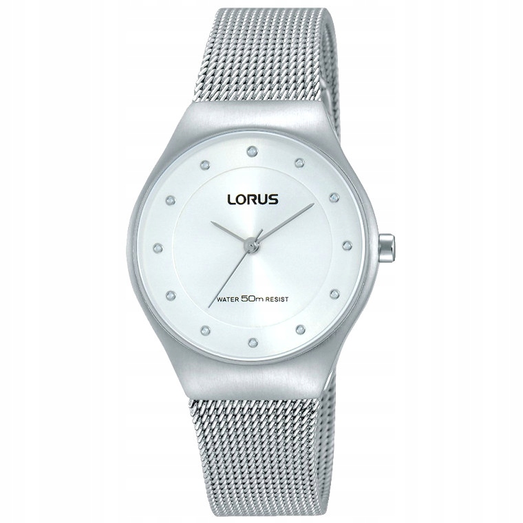 Hodinky Lorus se stříbrným mesh náramkem RG279JX9