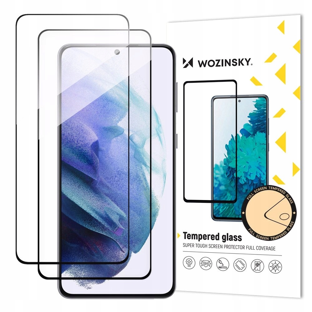 Wozinsky 2x Full Glue Tempered Glass szkło hartowane Samsung Galaxy S23+ 9H