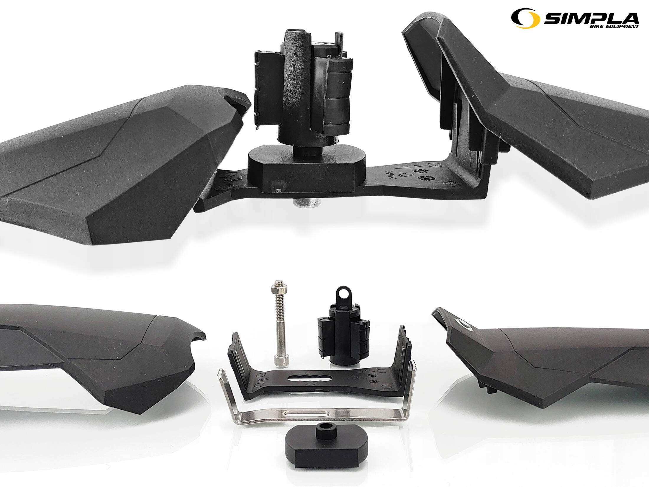 Komplet błotników do roweru MTB - SIMPLA ADHD LONG pod koło 27,5 - 29 cali Rozmiar koła 29