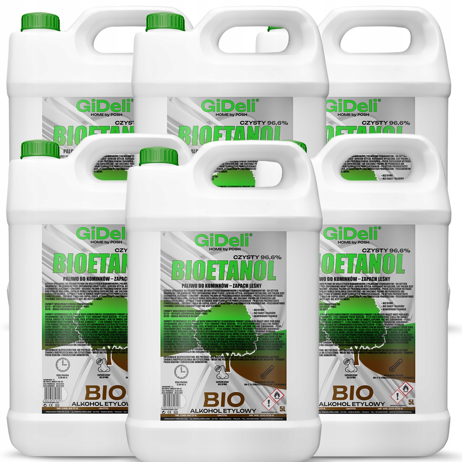 Bioetanol do krbu 6x 5L vôňa lesného biopaliva