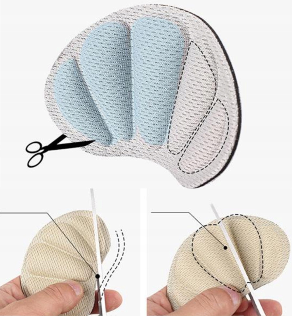 ZAPIĘTKI DO BUTÓW WKŁADKI WKLEJANE OBTARCIA PIĘTY Typ piankowe