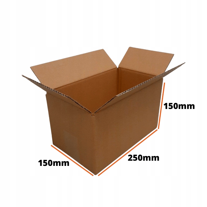 250x150x150 zew. karton do wysyłki 50szt. Liczba sztuk w ofercie 50 szt.