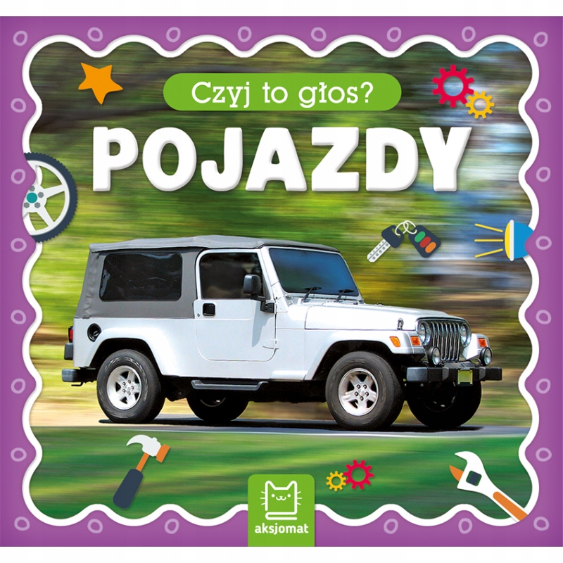 Czyj To Głos? Pojazdy Auta Książeczka Harmonijka