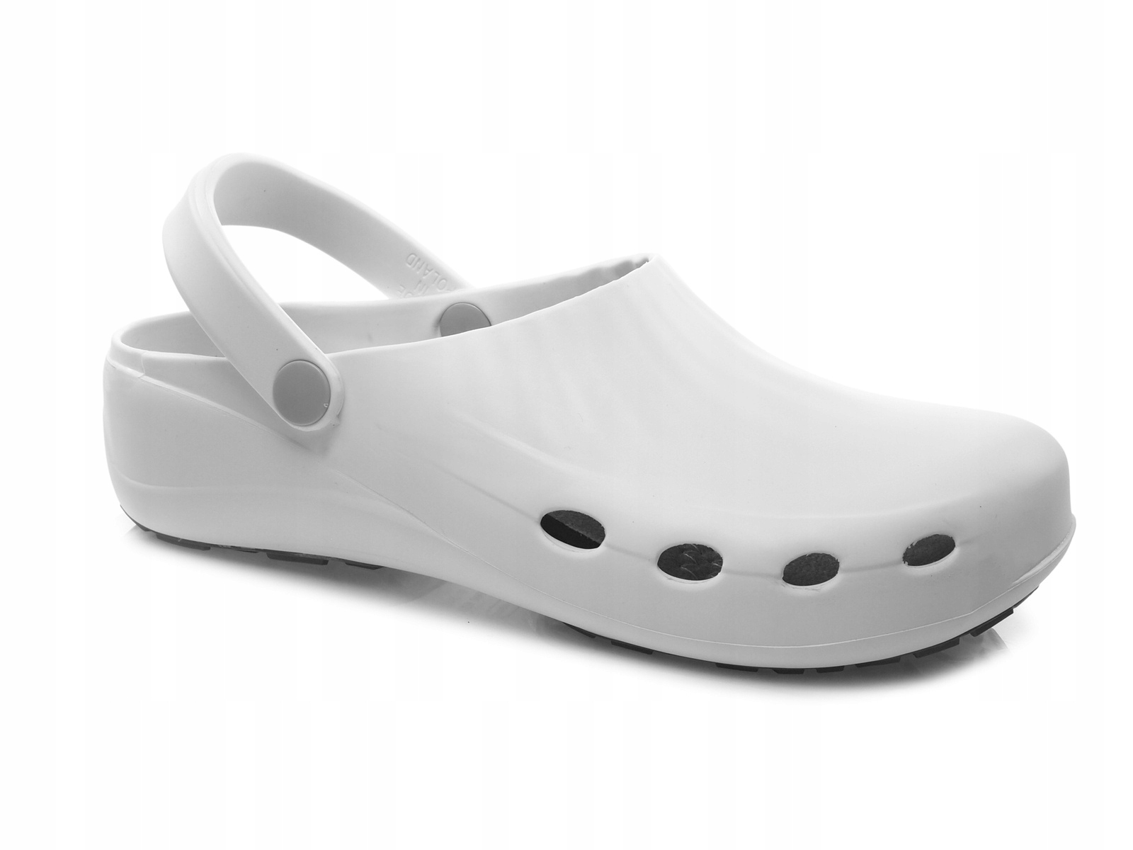 Klapki damskie medyczne sanitarne do prac białe 41