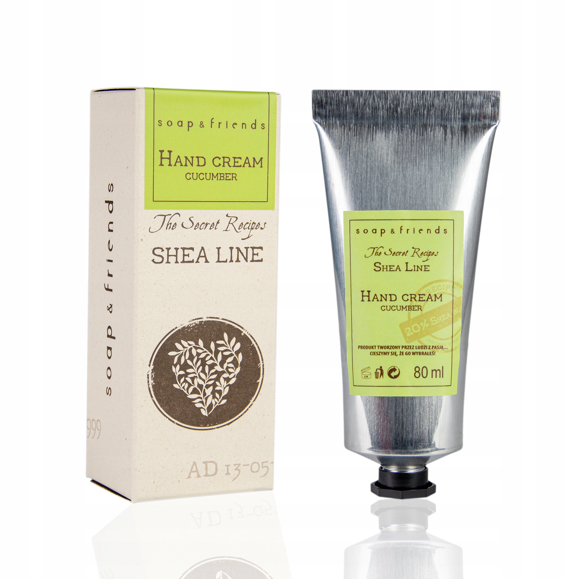 Krem do rąk shea 20% Ogórek 80ml