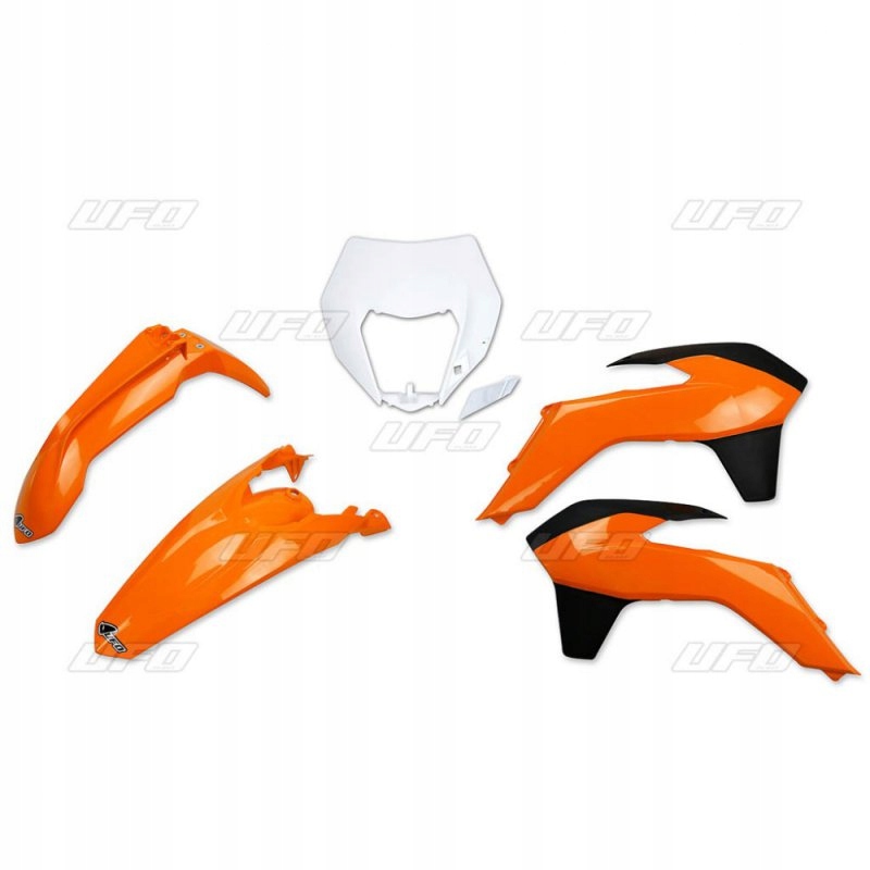 Ufo Sada Plastov Ktm Exc/excf 14-16 S Krytom Lampy Farba Oem 14