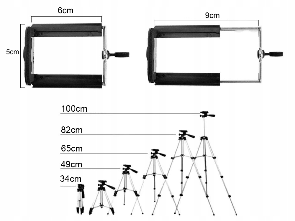 STATYW TRIPOD PILOT BLUETOOTH UCHWYT NA TELEFON Marka VERK GROUP