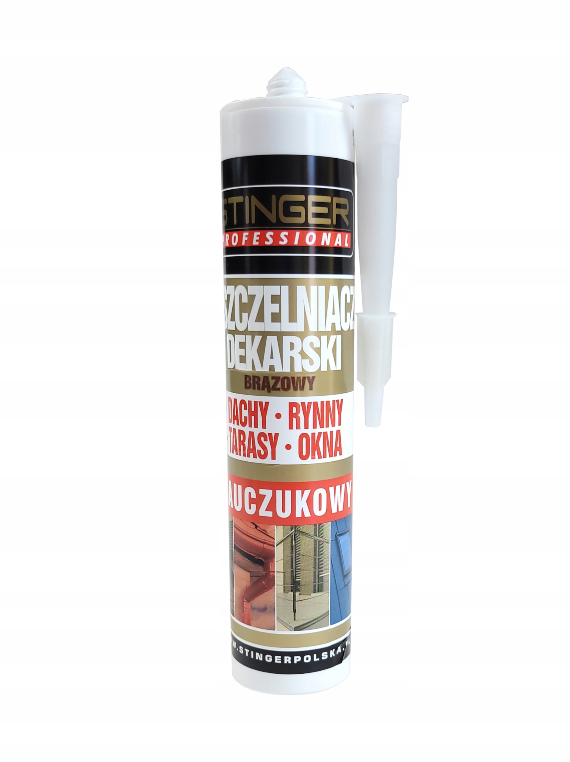 Kauczukowy uszczelniacz dekarski brązowy 300 ml