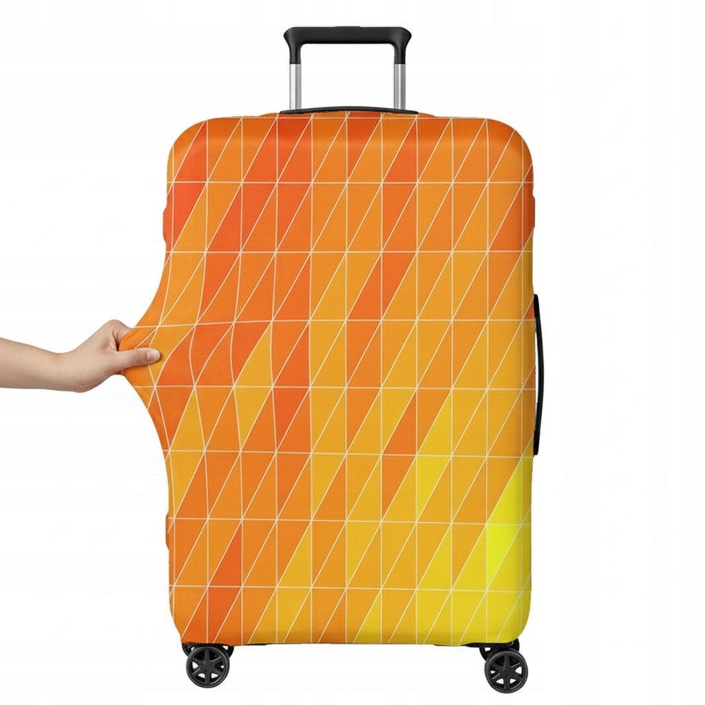 Pokrowiec ochronny na walizkę rozmiar Duża XL 80x55x33 elastyczny Orange