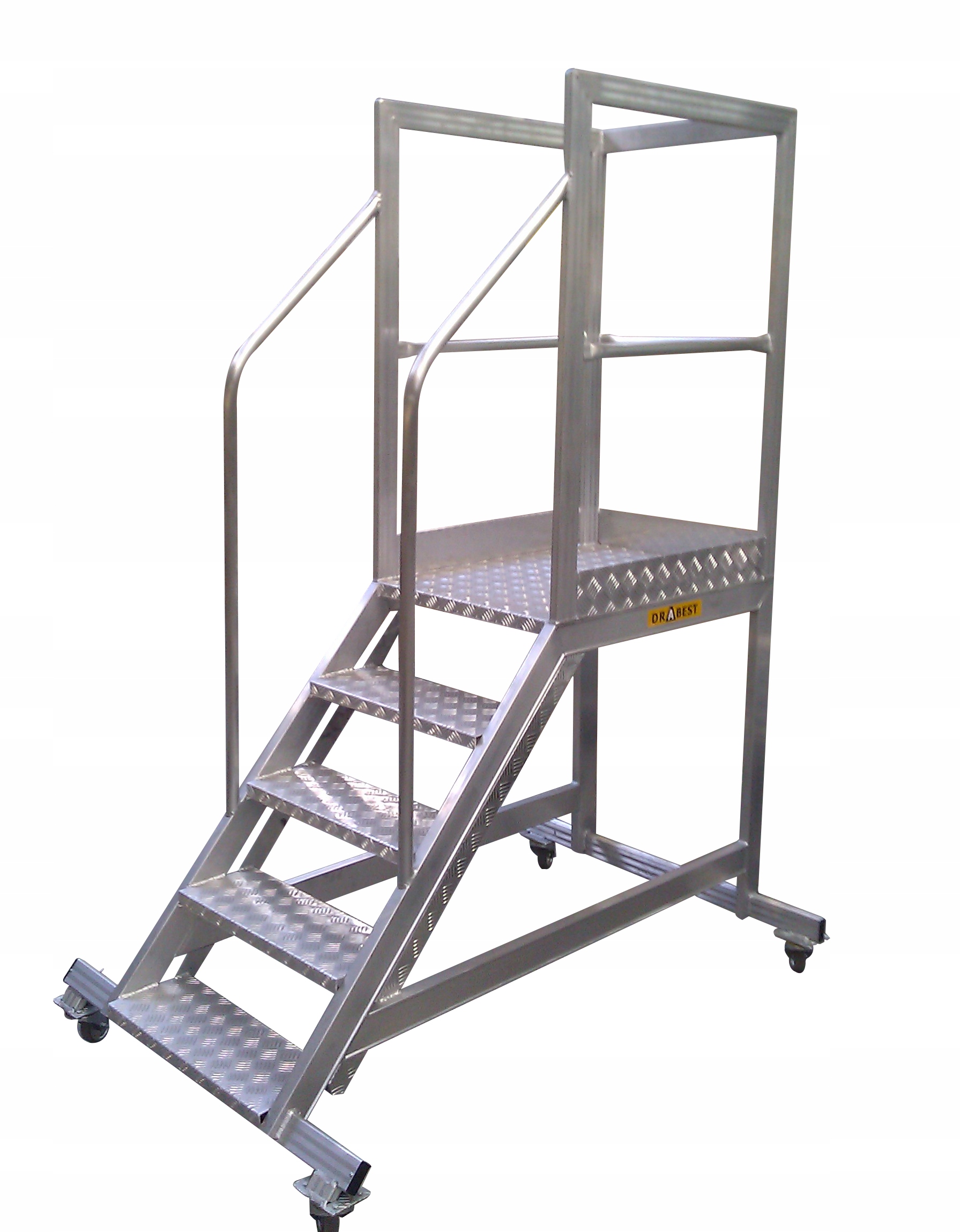 Žebřík s plošinou 1,5 m Drabest 150 kg