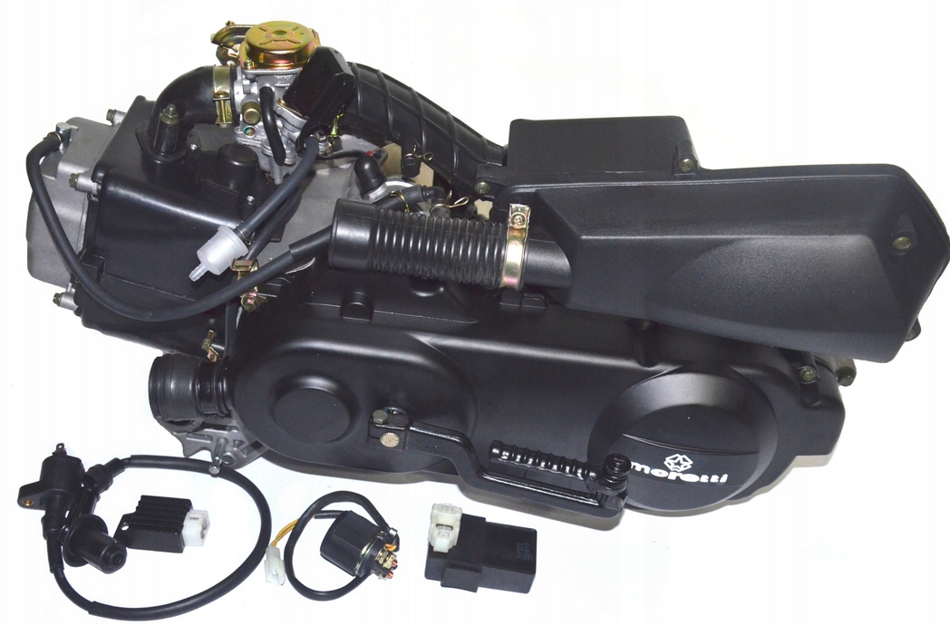 Silnik 80 do skutera 4T Barton Romet Junak Zipp Benzer dwa amortyzatory