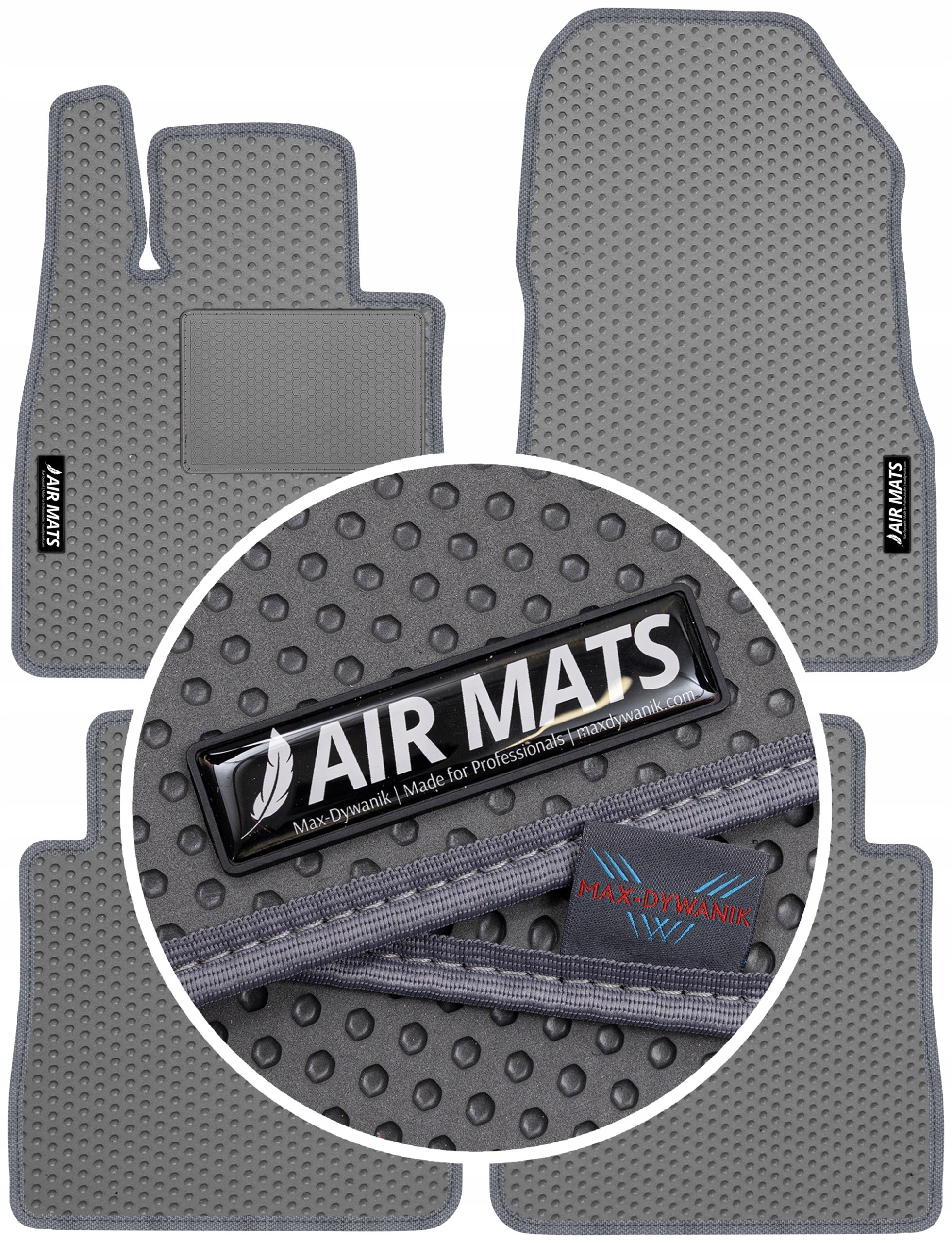 Nissan Note II 2013 – Koberce Eva Air Mats Šedé