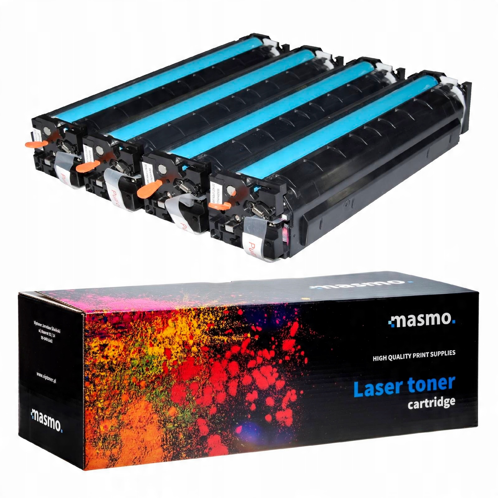 

Zestaw 4x Toner do Canon CRG-054H Cmyk zamiennik