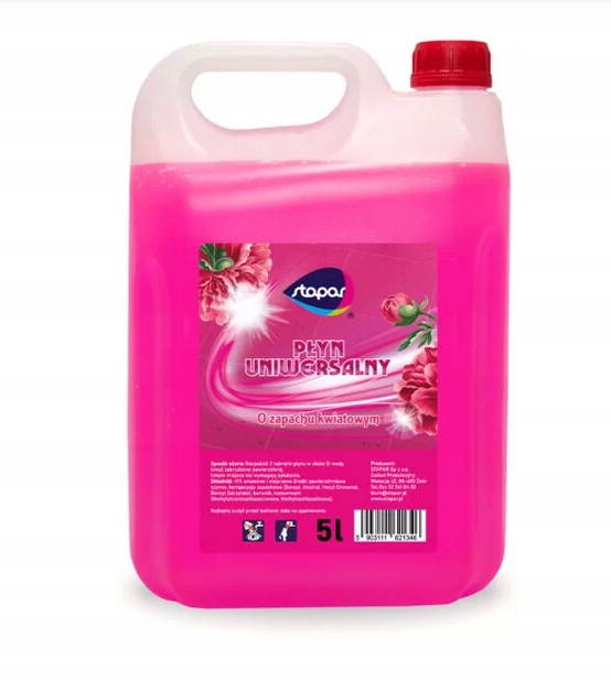 PŁYN DO PODŁÓG 20L KWIATOWY BEZ SMUG PREMIUM 4x 5L EAN (GTIN) 5903111621346