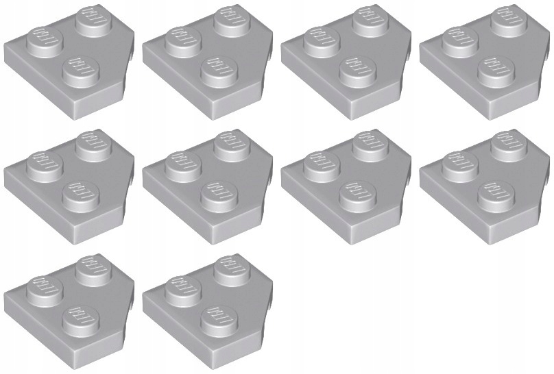 

Lego 26601 Płytka 2x2 szara jasn Nowa (5g) 10 szt.
